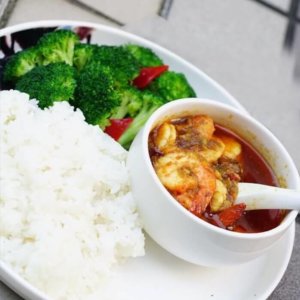 緬甸咖哩鳳尾蝦飯