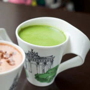 熱抹茶歐蕾